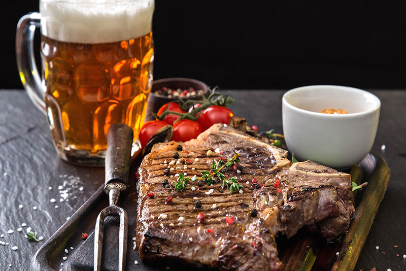 Suckling lamb steak